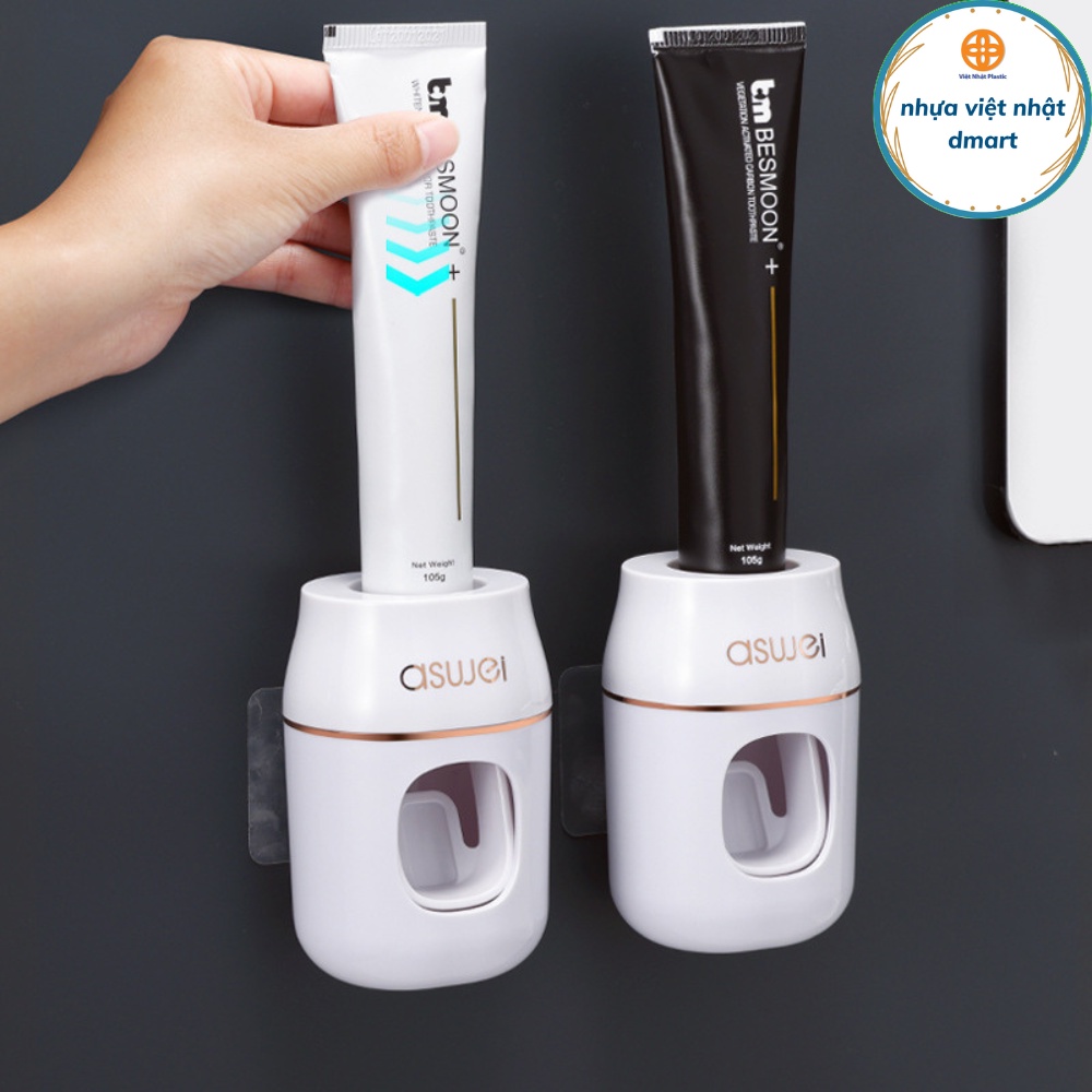 dụng cụ lấy kem đánh răng tự động aswei hàng nội địa trung, nhả kem đánh răng a2022