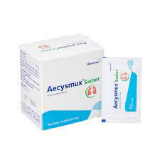Cốm Aecysmux Sachet giúp giảm ho, loãng đờm cho trẻ em, người lớn - hộp 30 gói
