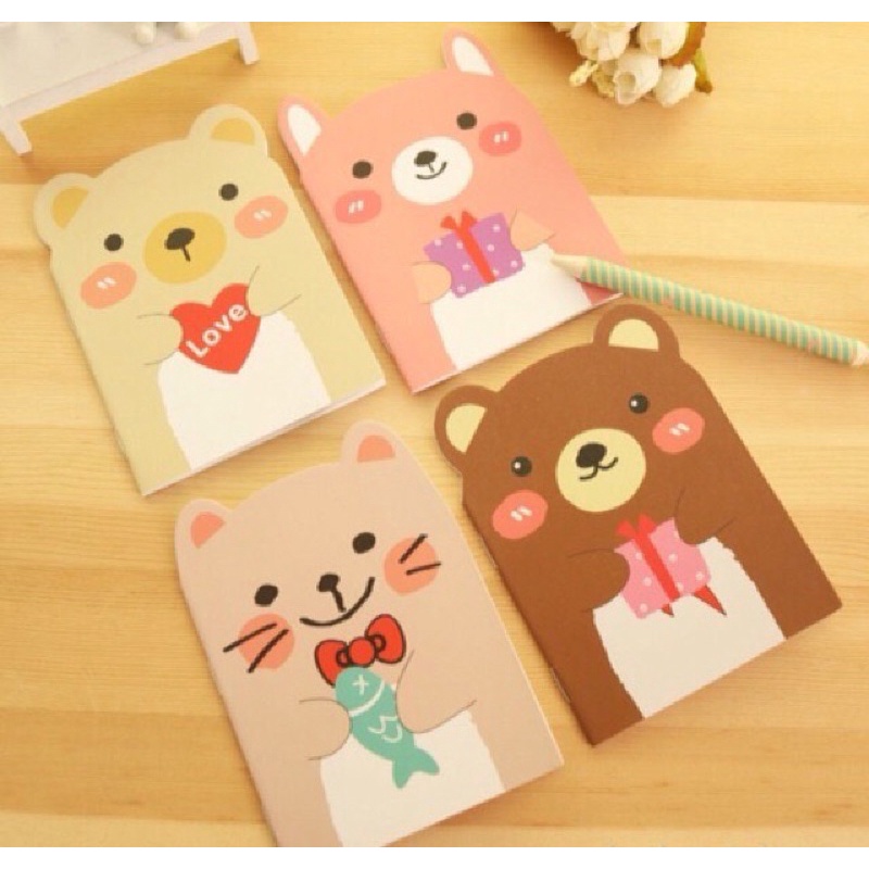 Sổ gấu dễ thương