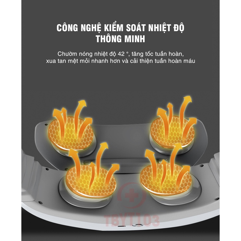 Máy Mát Xa Cổ [Bảo Hành 24 Tháng] - 6 Đầu Mát Xa Thông Minh, 12 Mức Cường Độ Tác Động Lên Vùng Cổ Hỗ Trợ Giảm Đau Mỏi