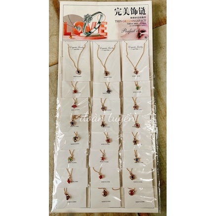 Vỉ 24 chiếc dây truyền loại siêu đẹp