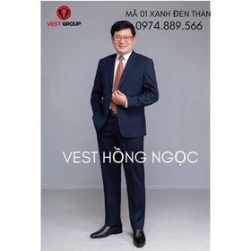 Vest hồng ngọc trung niên cao cấp, bộ vest trung niên xuất khẩu ( Tặng cà vạt cao cấp)