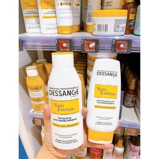 Gội xả dessange vàng cho tóc khô xơ