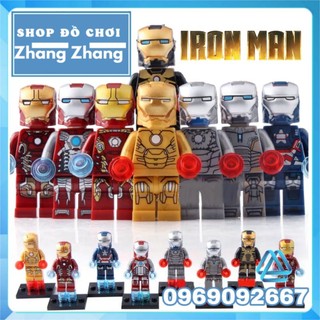 Đồ chơi Xếp hình người sắt Iron Man Patriot Tony Stark Minifigures Xinh 027 034