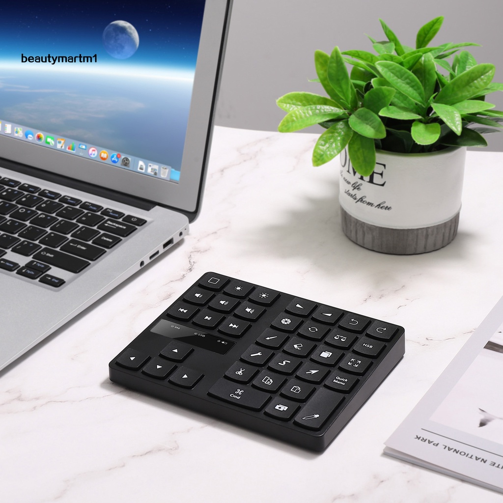 Bàn Phím Số Mini 35 Phím Có Thể Sạc Lại Nhanh Không Dây Di Động Có Thể Sạc Lại Cho Máy Tính Bảng
