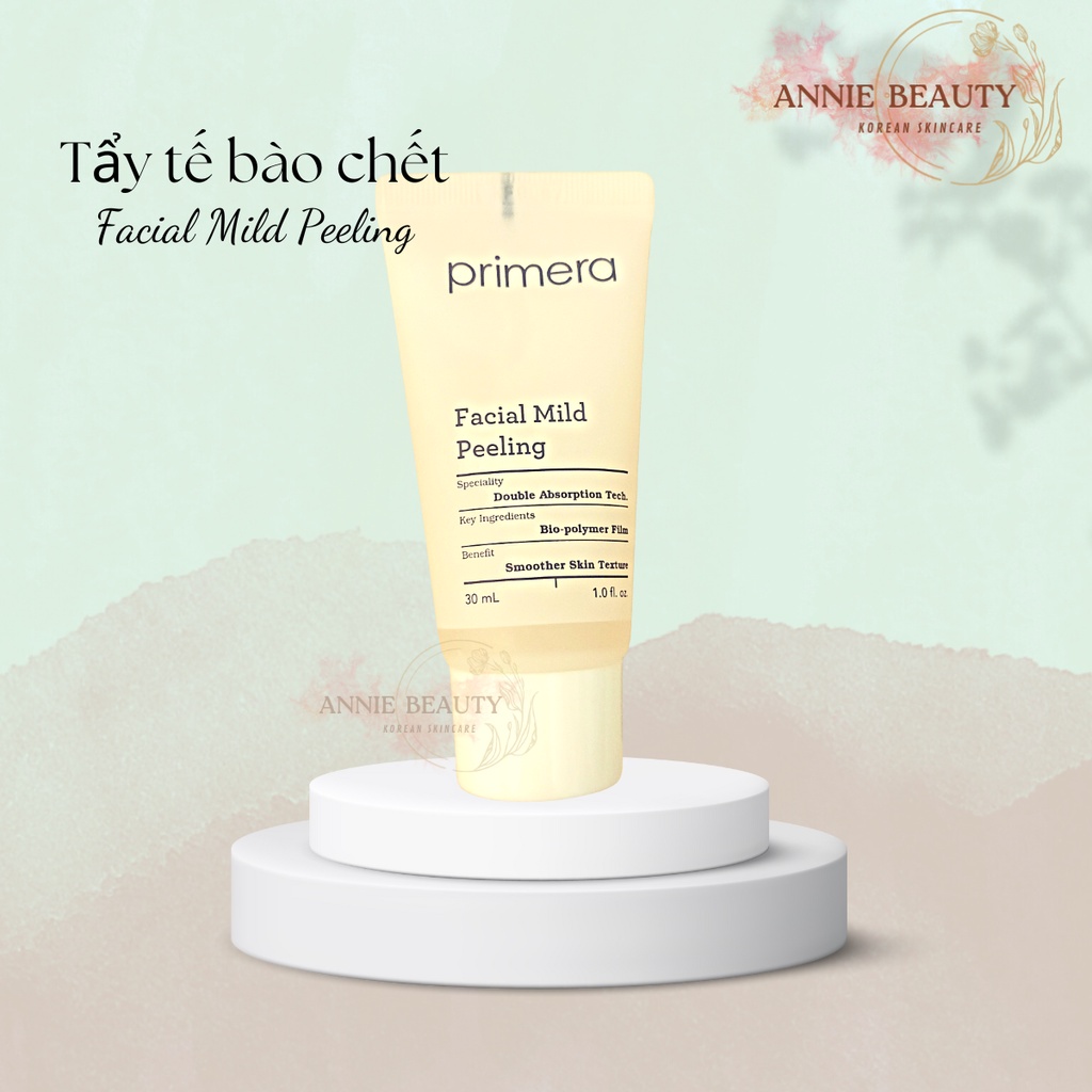 Tẩy tế bào chết Primera dạng gel tẩy da chết nhẹ nhàng dưỡng da mặt sạch thoáng lại giữ ẩm cho da mềm mại không kích ứng