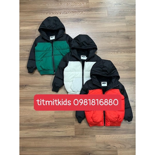 Áo phao bomber bé trai 5-18y