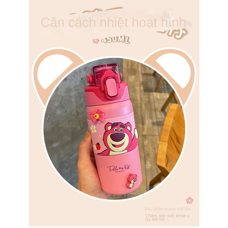Bình Nước Giữ Nhiệt Họa Tiết Hoạt Hình Disney Xinh Xắn Dành Cho Bé Lớp 316