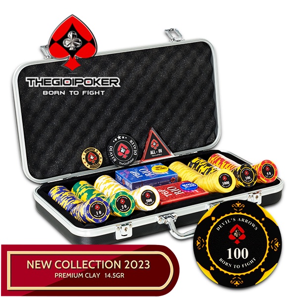 Bộ 300 Chip Poker Devil's Arrow