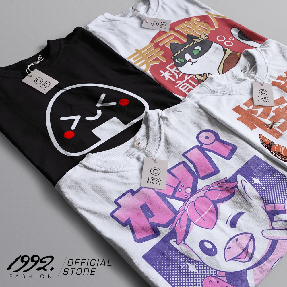 Áo thun Japanese Watermelon Retro Art  ngắn tay