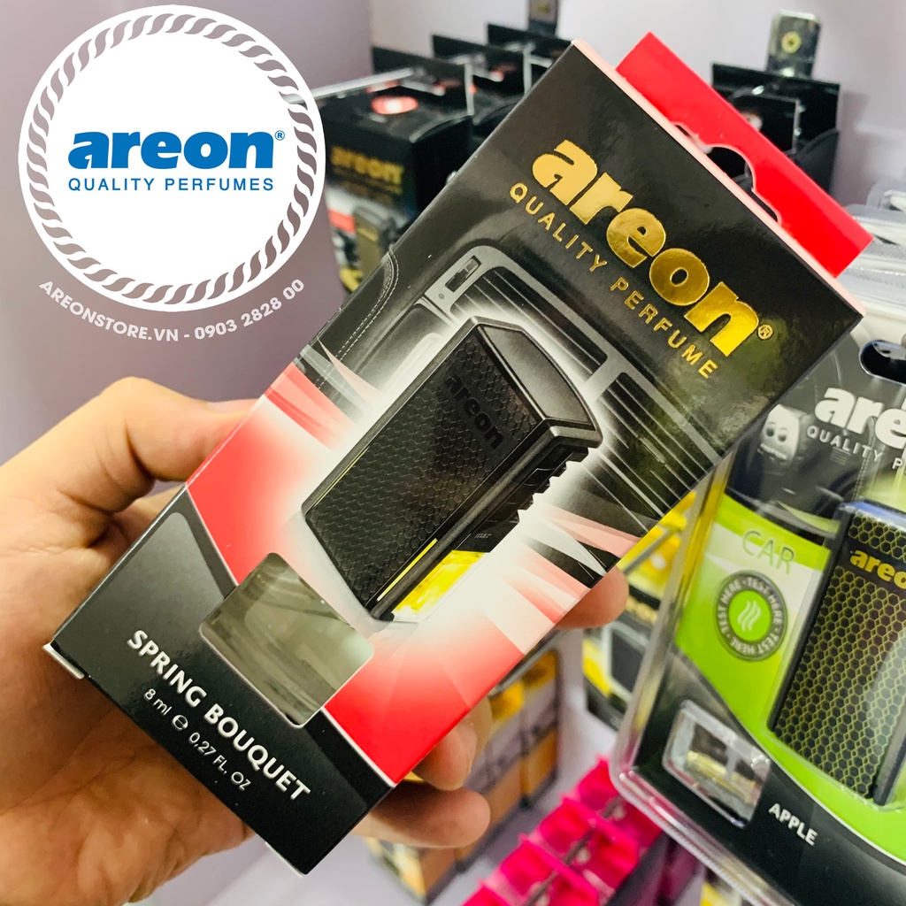 Nước Hoa Ô Tô Cao Cấp Areon, Nước Hoa Oto Kẹp Cửa Gió Chính Hãng Khử Mùi Xe Hơi Ô Tô Nhập Khẩu Bulgaria