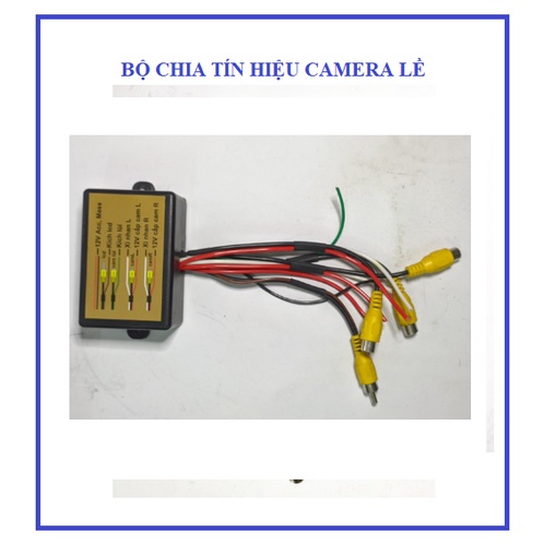 Bộ chia cam lề, màn hình ô tô, camera lùi