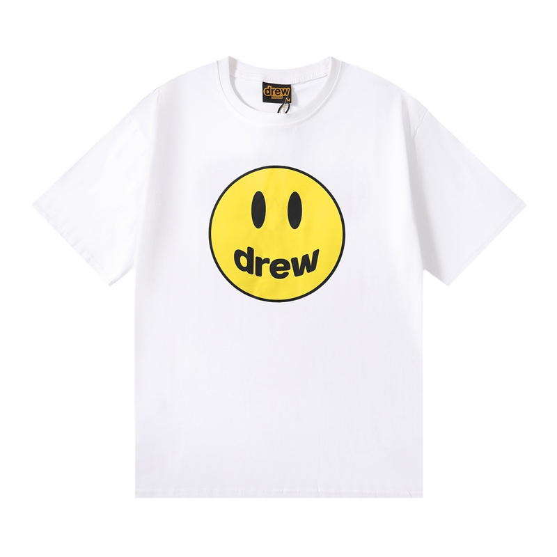 Áo Thun Tay Ngắn Dáng Rộng In Hình Mặt Cười Đơn Giản Thoải Mái Hợp Thời Trang