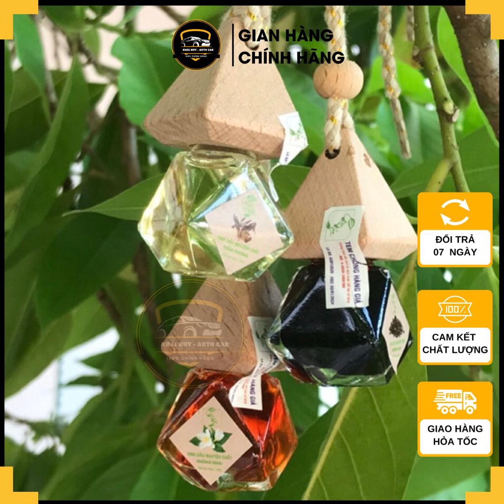 Tinh dầu treo xe mùi thiên nhiên thích hợp treo ô tô , tủ quần áo phòng ngủ - Khải Huy Scar