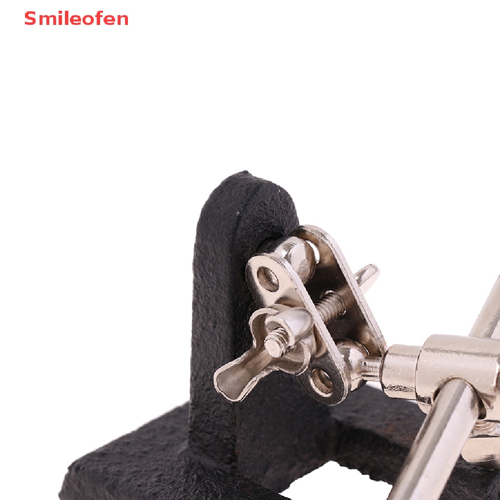 [Smileofen] Third Hand Soldering Iron Stand Magnifying Glass Electric Iron Clamp Tool New