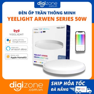 Đèn ốp trần thông minh Yeelight Arwen Series 50W, LED RGB hắt trần, bản quốc tế, tương thích Homekit
