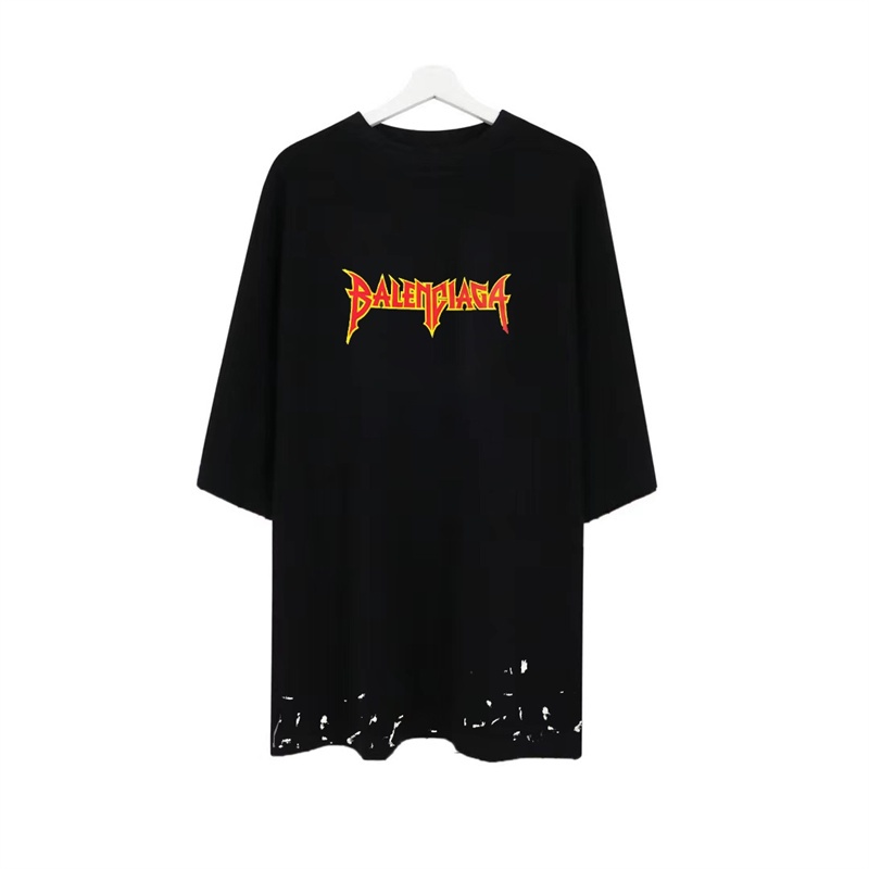 Áo Thun Ba-len88 Tay Ngắn Dáng Rộng In logo Tia Chớp Sáng Tạo Chất Lượng Cao Phù Hợp Với Đường Phố Xgmfgnv