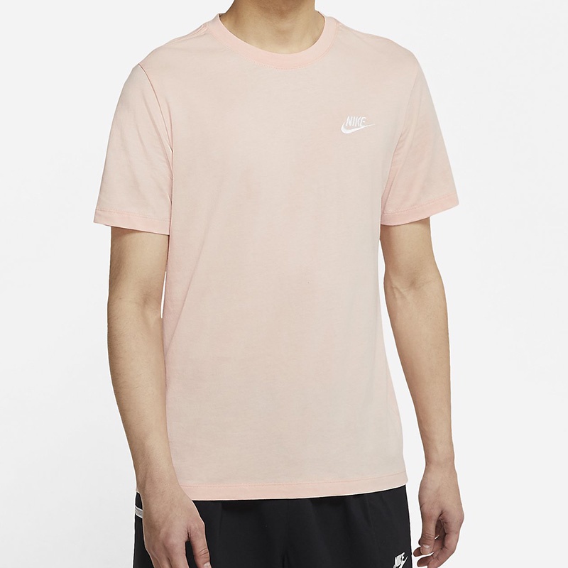 Áo Thun Nike 100% Chính Hãng Thêu Logo Mini Dáng Rộng Cho Nam Nữ Hàng Ngày