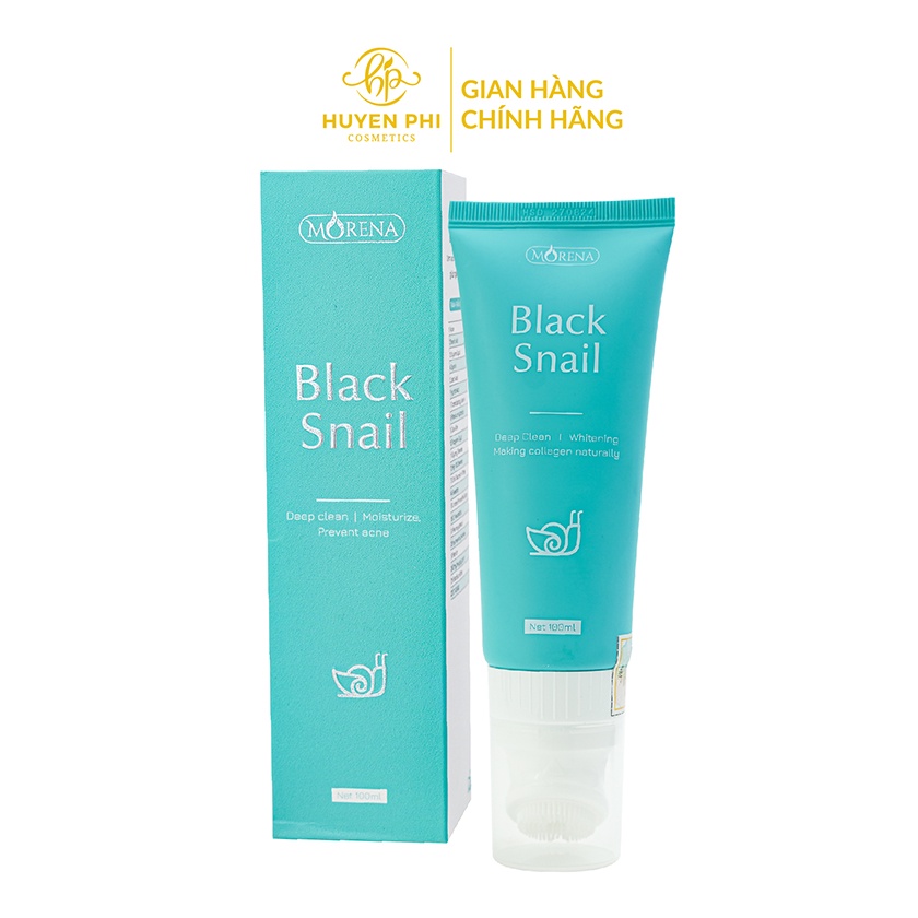 Sữa rửa mặt Morena Black Snail 100ml