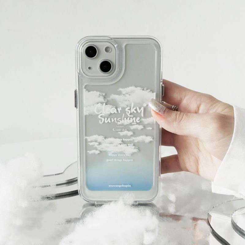(SIÊU RẺ) Ốp lưng iphone trong mây trời clear sky siêu xinh 7plus/8/8plus/x/xr/xs/11/12/13/14/pro/max/plus/promax