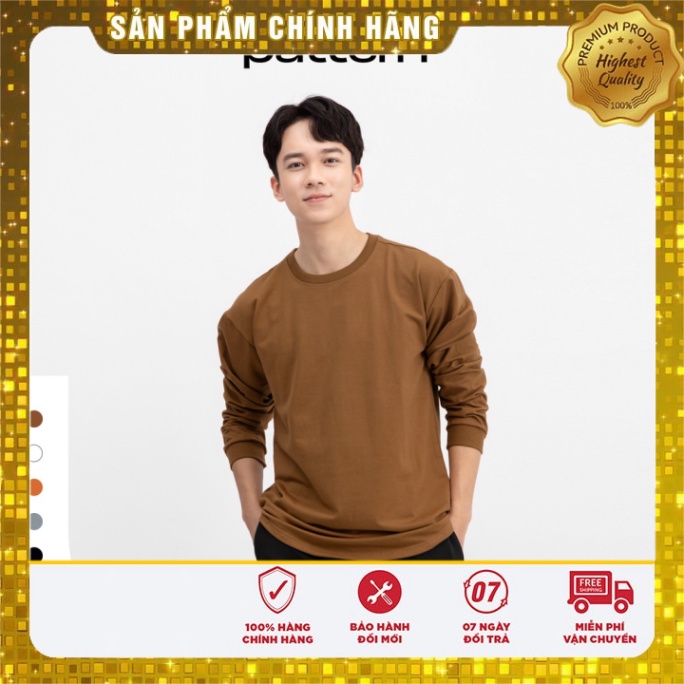 Áo tay dài nam THE 1992 Basic Sweater vạt bầu 5 màu trơn