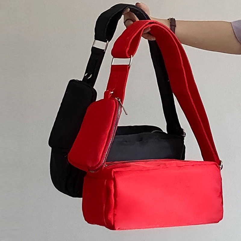 Mischa Túi Đeo Vai Bằng nylon Màu Trơn Thời Trang