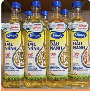 Combo 2 chai dầu đậu nành Simply loại 1 lít