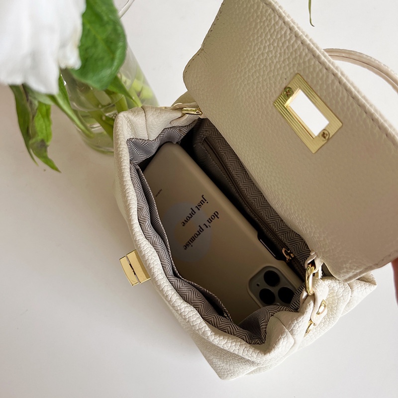 Mischa Túi Đeo Vai Bằng Da PU Màu Trơn Phong Cách Phương Tây Thời Trang Cho Nữ