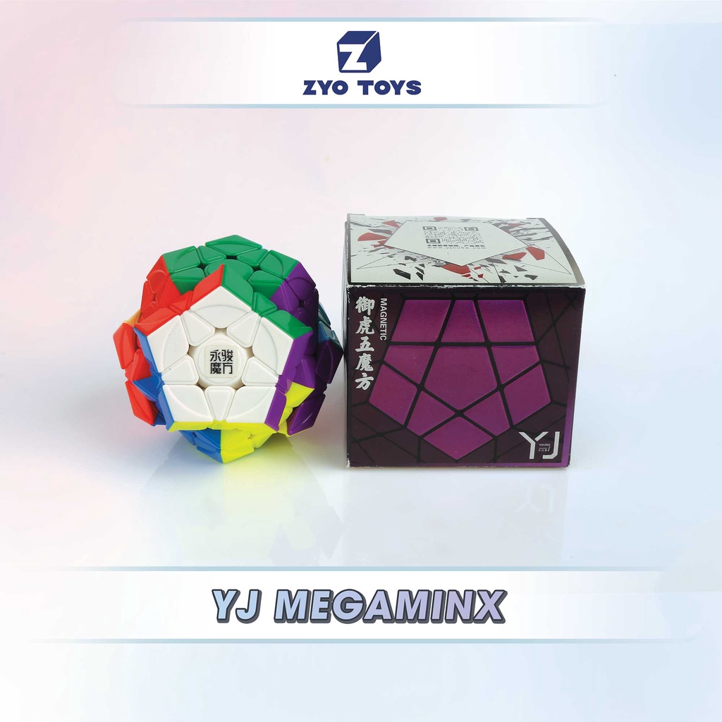 Rubik Biến Thể Megaminx YongJun - Đồ Chơi Trí Tuệ Có Nam Châm YJ Stickerless Không Viền - Zyo Toys