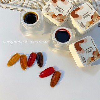 Set gel hổ phách 6 màu( có kèm bảng màu)