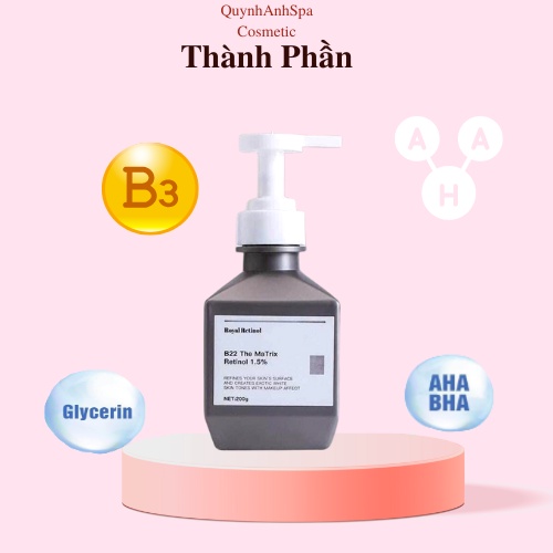 Kem Ủ Trắng Royal Retinol B22 The Matrix , dưỡng trắng da , mờ thâm toàn thân quynhanhspa20 | BigBuy360 - bigbuy360.vn