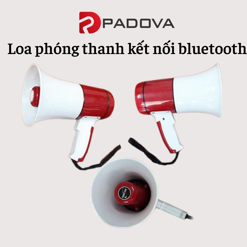 Loa Phóng Thanh Cầm Tay Kết Nối USB Và Bluetooth Phạm Vi Rộng PADOVA 5792