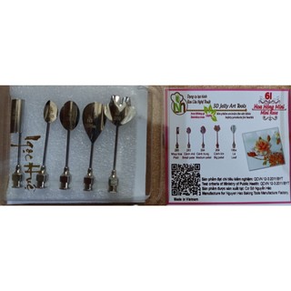 Kim làm thạch rau câu 3D inox 304 Ngọc Huệ hoa hồng mini