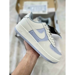 Giày_Nike Air Force 1 Cream Khoai Môn, Giày AF1 Nam Nữ Thể Thao Trắng Xanh kem Thời Trang Hàng Đẹp Full Box Bill