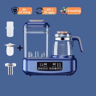 Máy tiệt trùng bình sữa đa năng 6 trong 1, sấy khô, bình đun sôi, máy hâm nóng, máy hấp