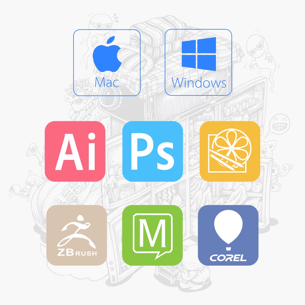 Bút Chì Vẽ Đồ Họa xppen star g640 osu 6x4 inch Cảm Ứng Áp Suất rev