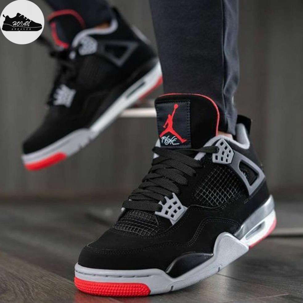 Giày JD4 thể thao sneaker JORDAN 4 kem sữa off Hot trend nam nữ