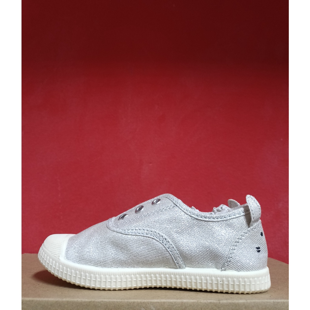 Giày lười Next bạc, gót hình thỏ