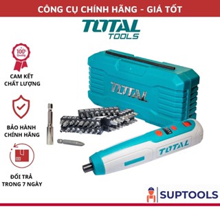 Máy siết vít dùng pin  4V TOTAL TSDLI0403 bắn vít mini cầm tay tích hợp đèn (Chính Hãng)
