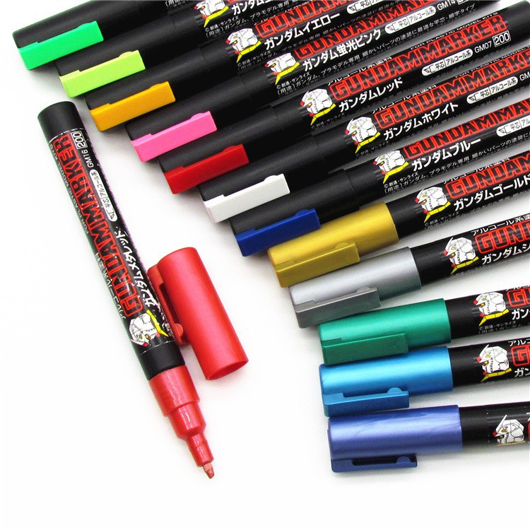 Dụng cụ lắp mô hình Bút sơn mô hình Gundam Marker - Nhiều màu