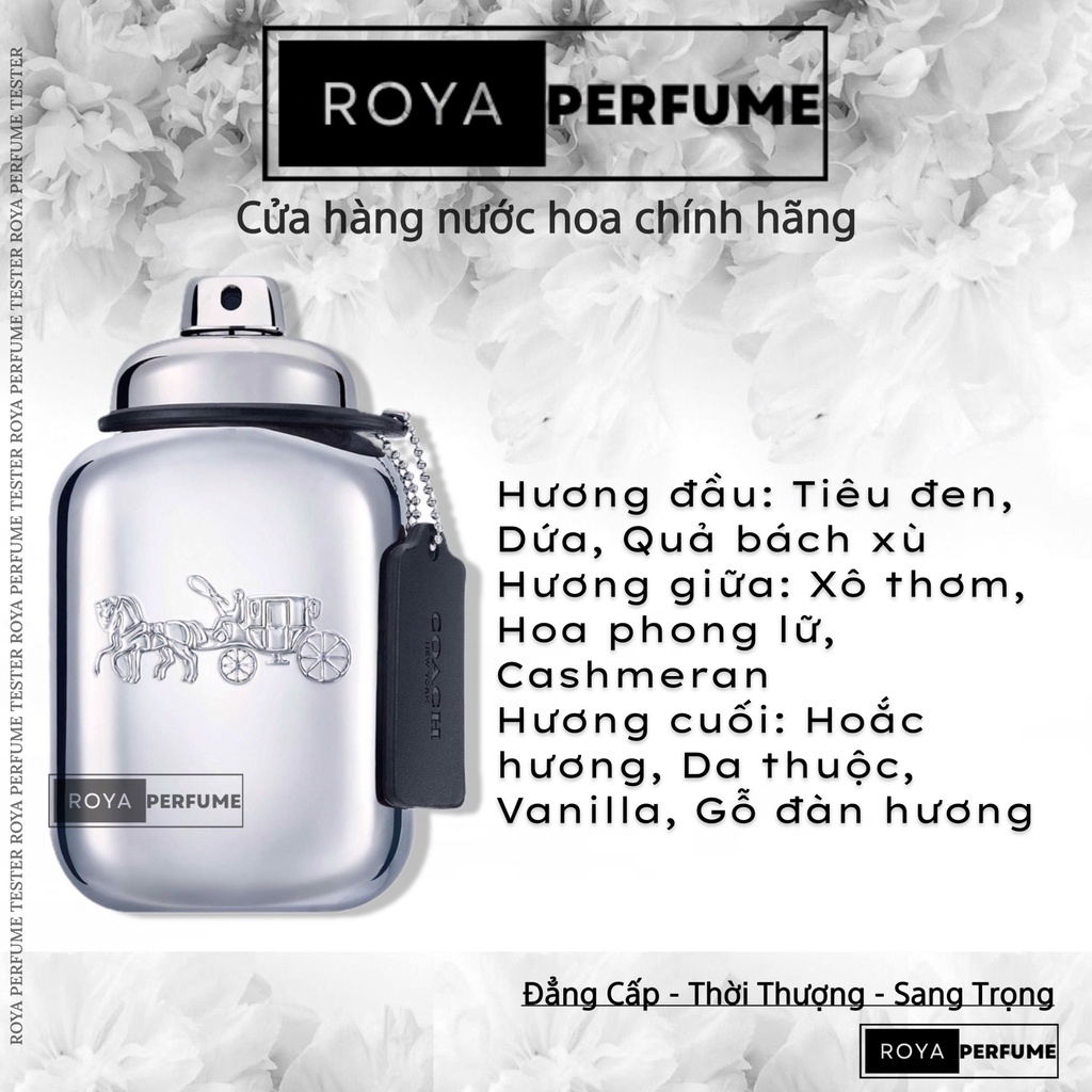 -𝑹𝑶𝑱𝑨- Nước hoa Coach Platinum For Men -𝑹𝑶𝑱𝑨-