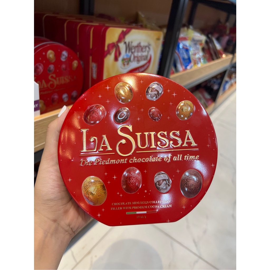 Hộp socola đen trứng Mini La Suissa 190g