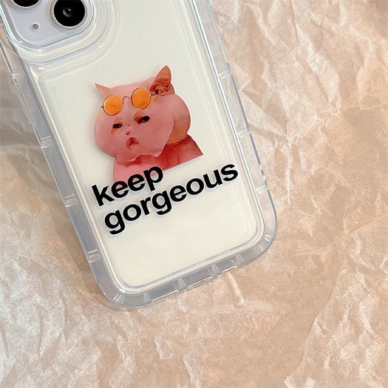 Ốp Điện Thoại TPU Mềm Trong Suốt Chống Sốc Dễ Thương Cho IPhone 14 Pro Max 13 12 11 Pro 7 8 6 6S Plus XS Max X XR