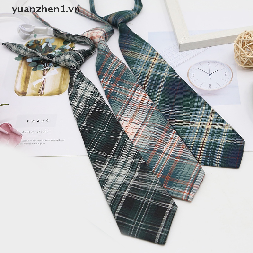 Zheng Áo Sơ Mi Đồng Phục Học Sinh Kẻ Sọc Có Cổ Tháo Rời Được Phong Cách JK Cho Nữ VN