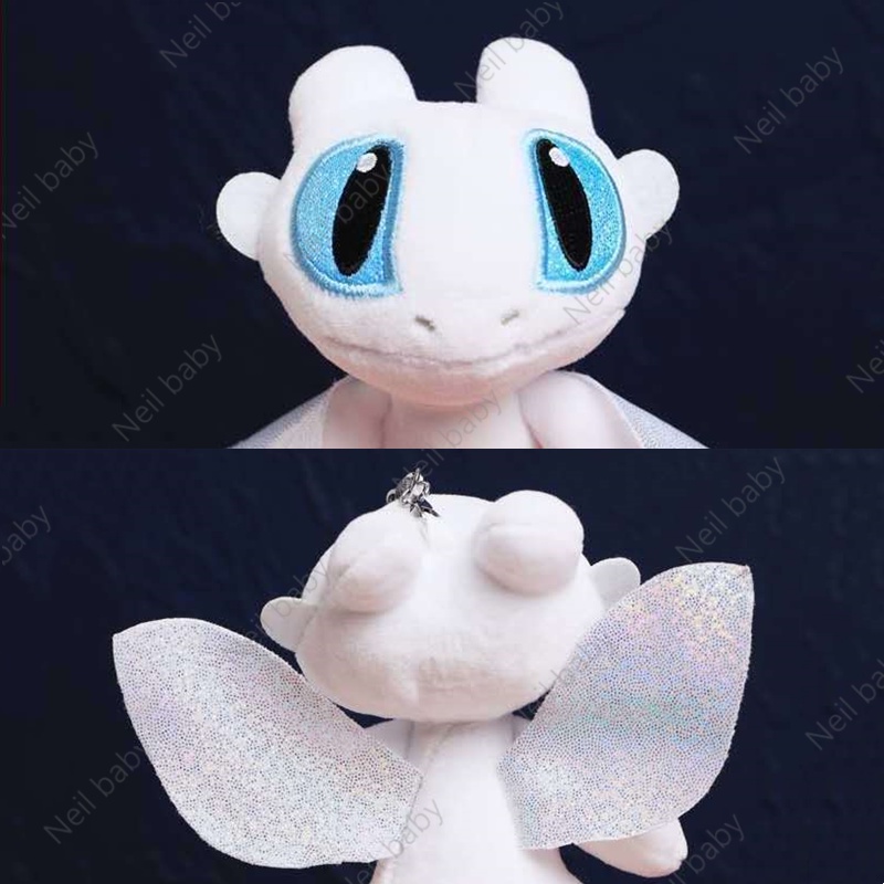 Móc khóa NEILBABY hình rồng nhồi răng sún How to Train Your Dragon siêu dễ thương treo trang trí balo 18cm
