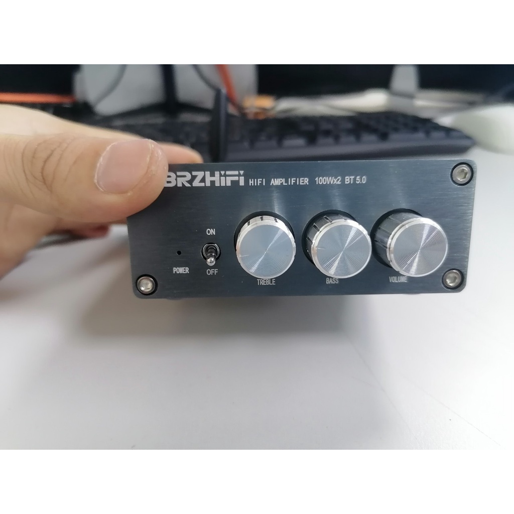 (Được kiểm hàng ) Bộ khuếch đại công suất kỹ thuật số âm thanh nổi HIFI cấp 2.0 TPA3116 100WX2 Bluetooth 5.0