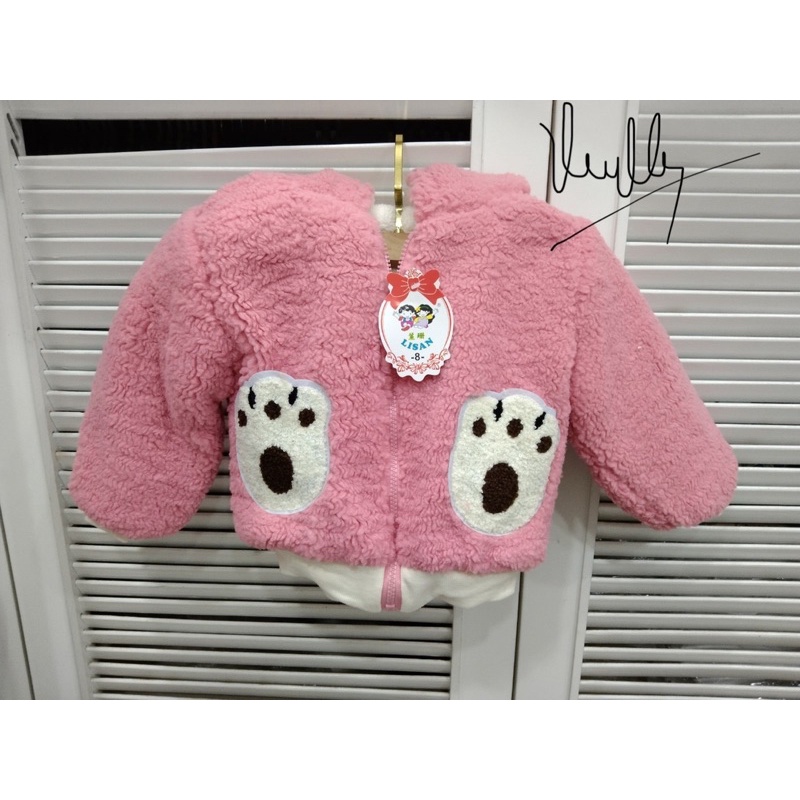 Áo khoác lông cừu dành cho bé từ 8 - 14 kg