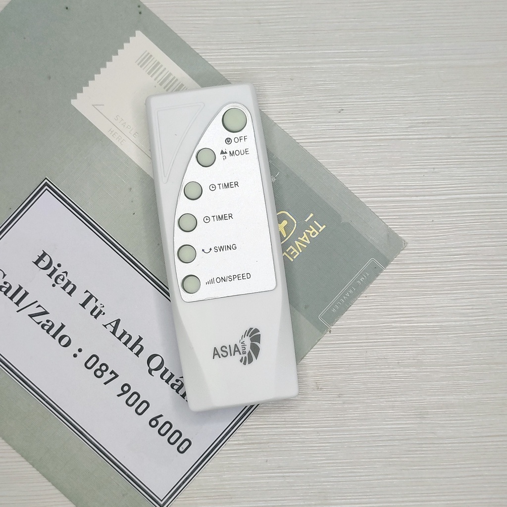 Remote quạt Asia - Điều khiển quạt Asia hàng mới tặng kèm pin