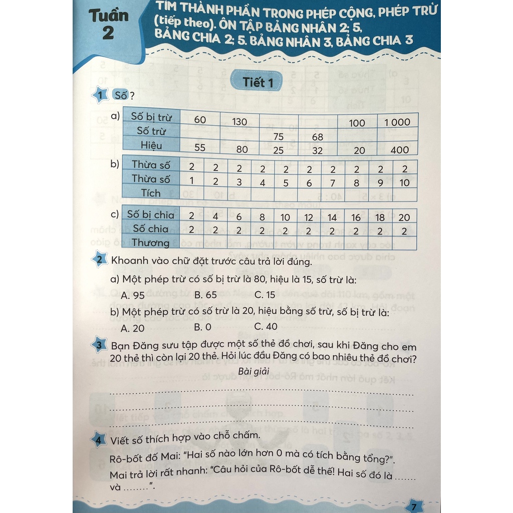 Sách - Luyện tập Toán lớp 3 tập 1