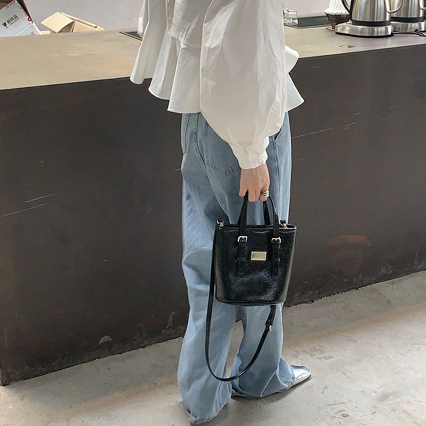 Túi Xách Da PU Sành Điệu Thời Trang Phong Cách Hàn Quốc 2023 Cho Nữ